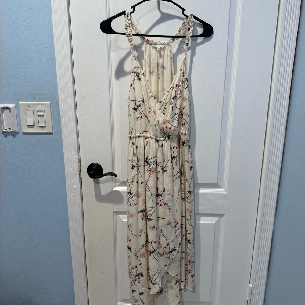 Lucky Brand Cream Floral Maxi Dress